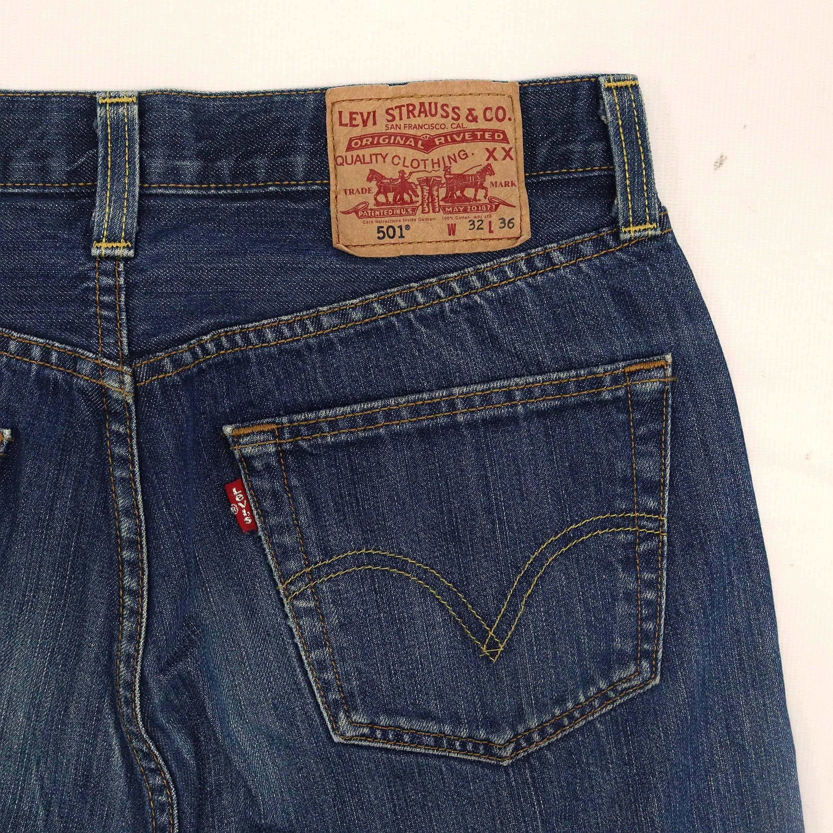 Levi's 501 Dark Blue Jeans