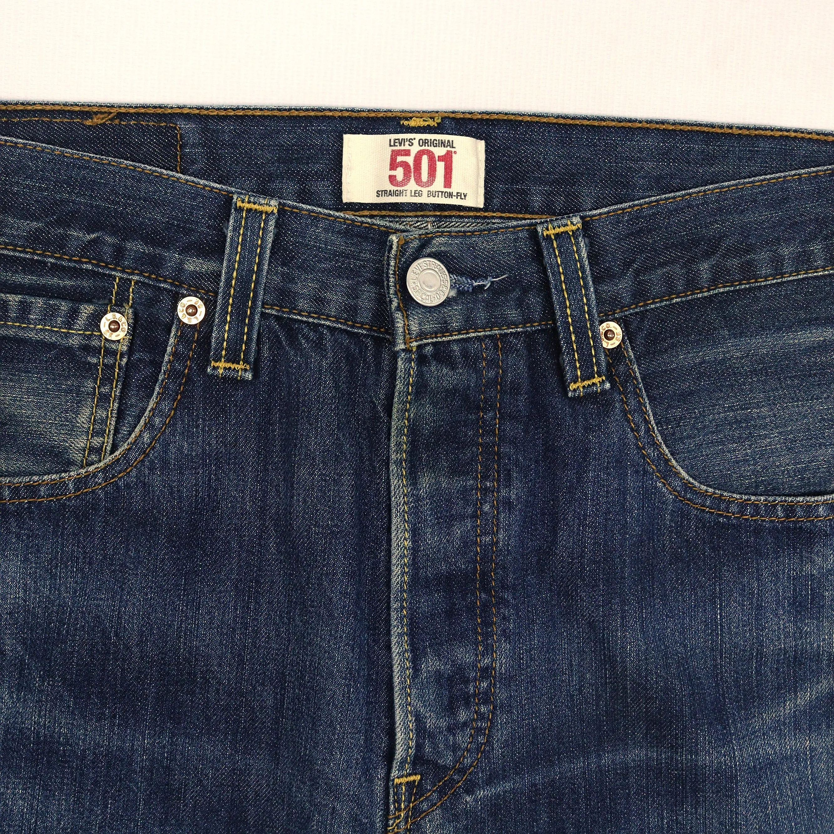 Levi's 501 Dark Blue Jeans