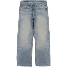 Levi's 501 Washed Light Blue Jeans