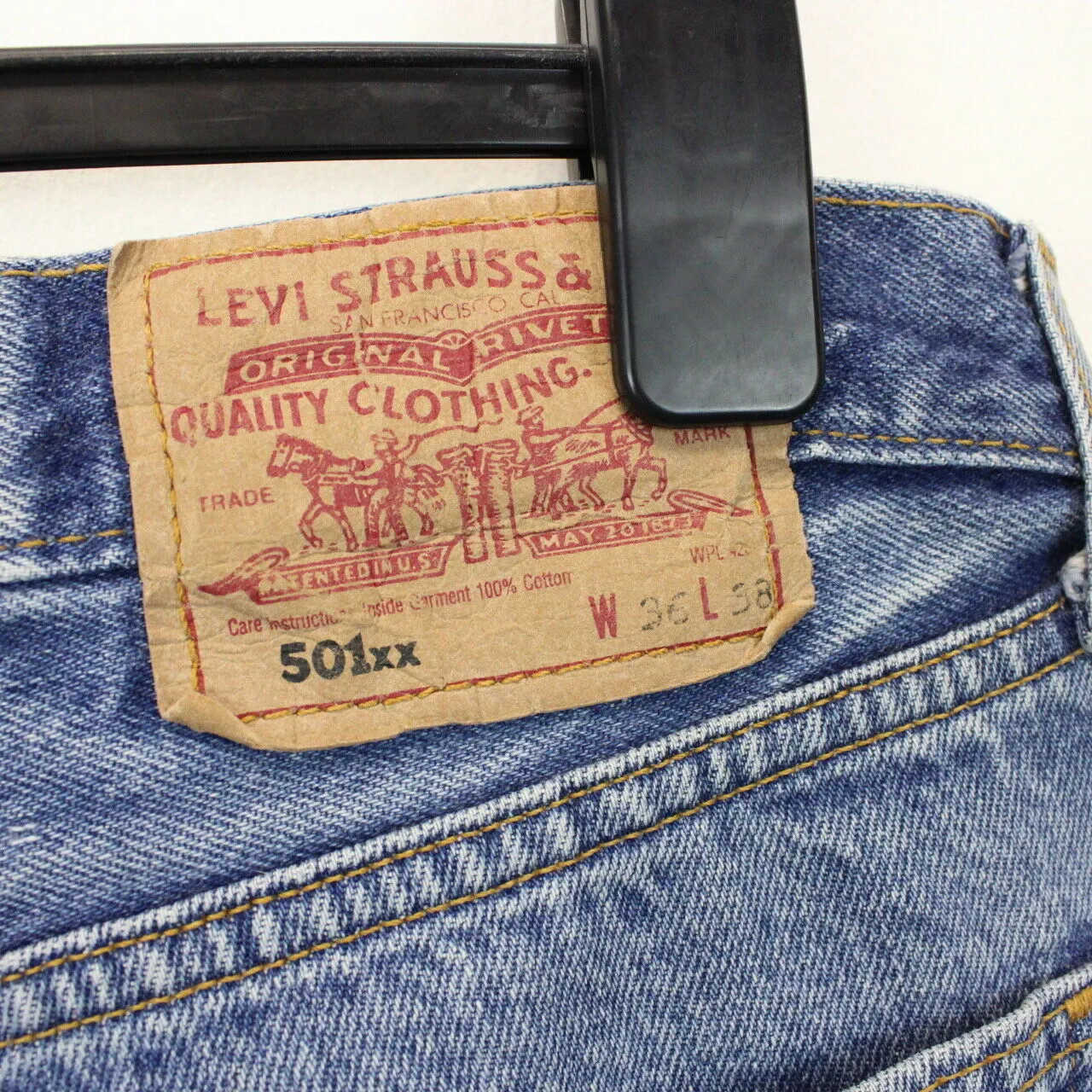 LEVIS 501 XX Jeans Light Blue | W34 L36