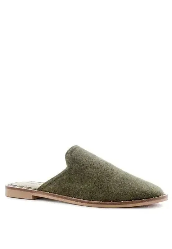 Canvas Mules