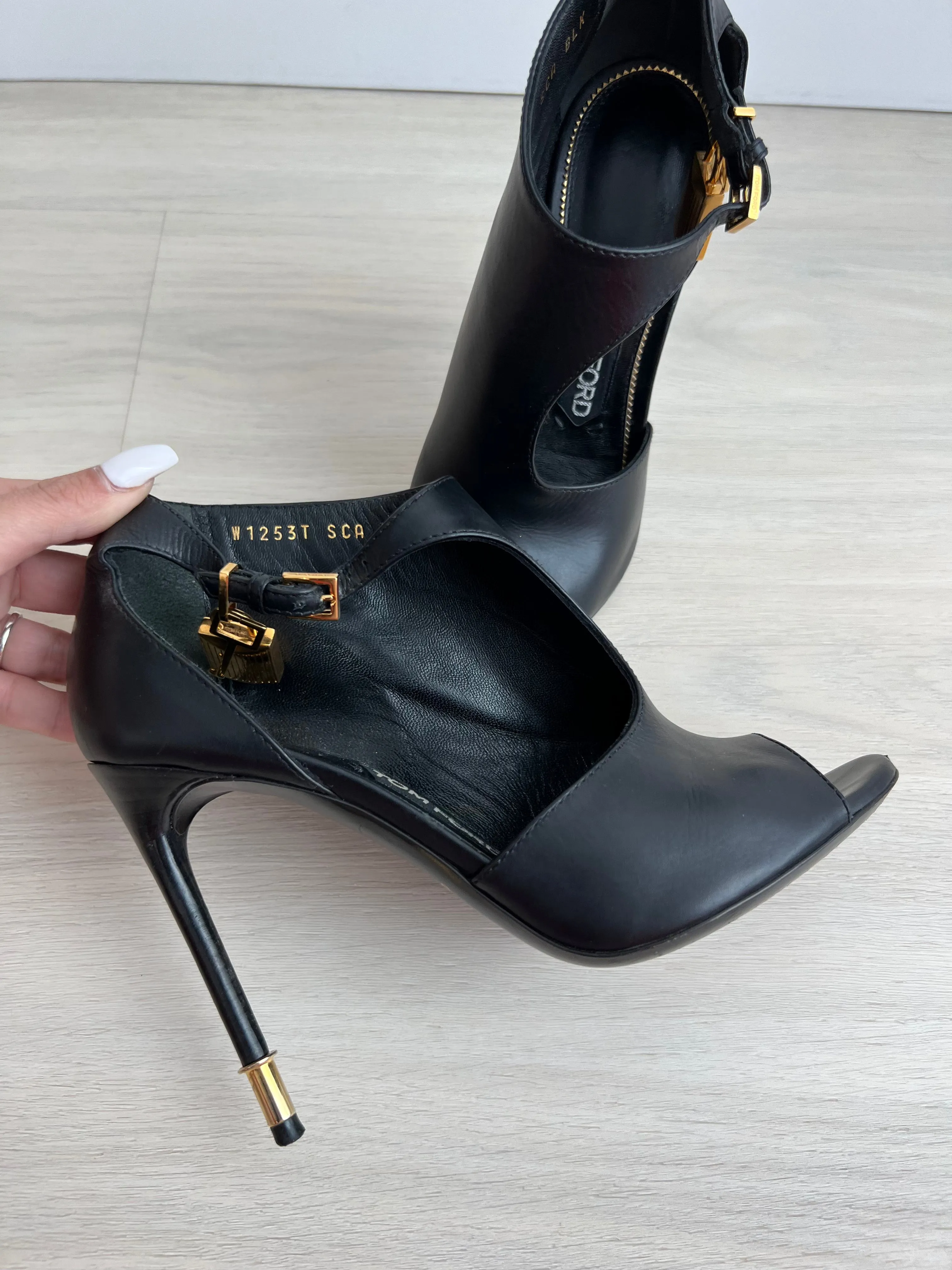 Lock Deco Heels by Tom Ford