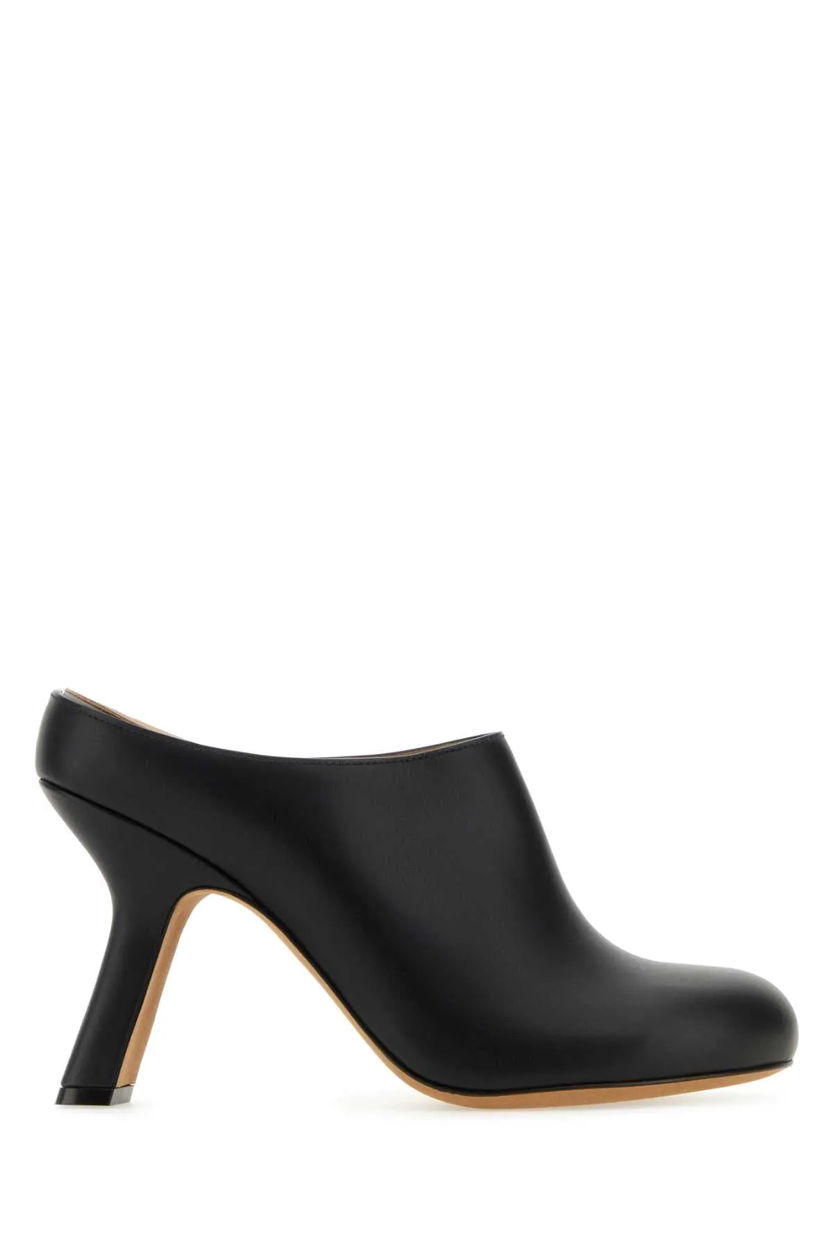 Loewe Black Leather Terra Mules