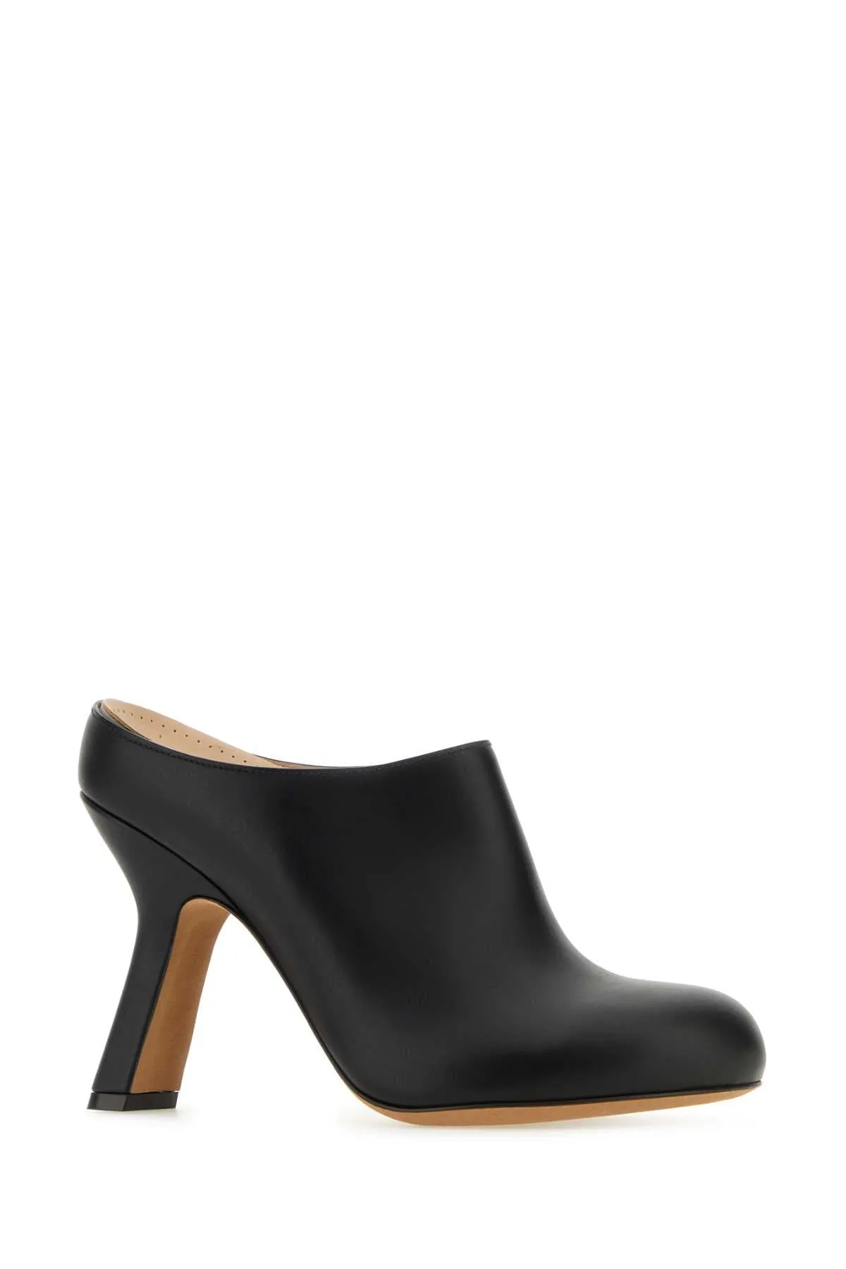 Loewe Black Leather Terra Mules