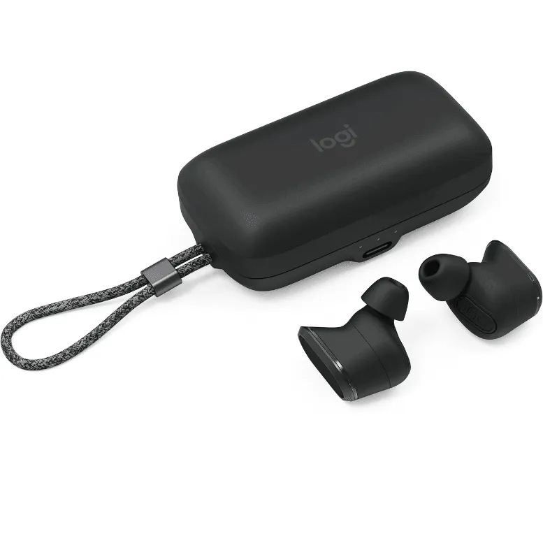 Logitech Zone Wireless Earbuds with Microphone and Charging Case