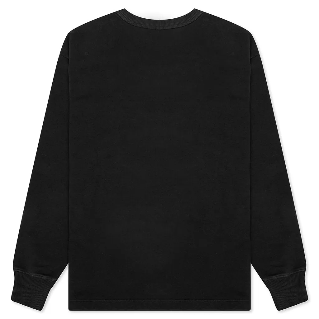 Black Logo Sweatshirt.