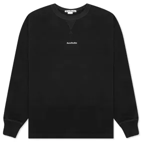 Black Logo Sweatshirt.