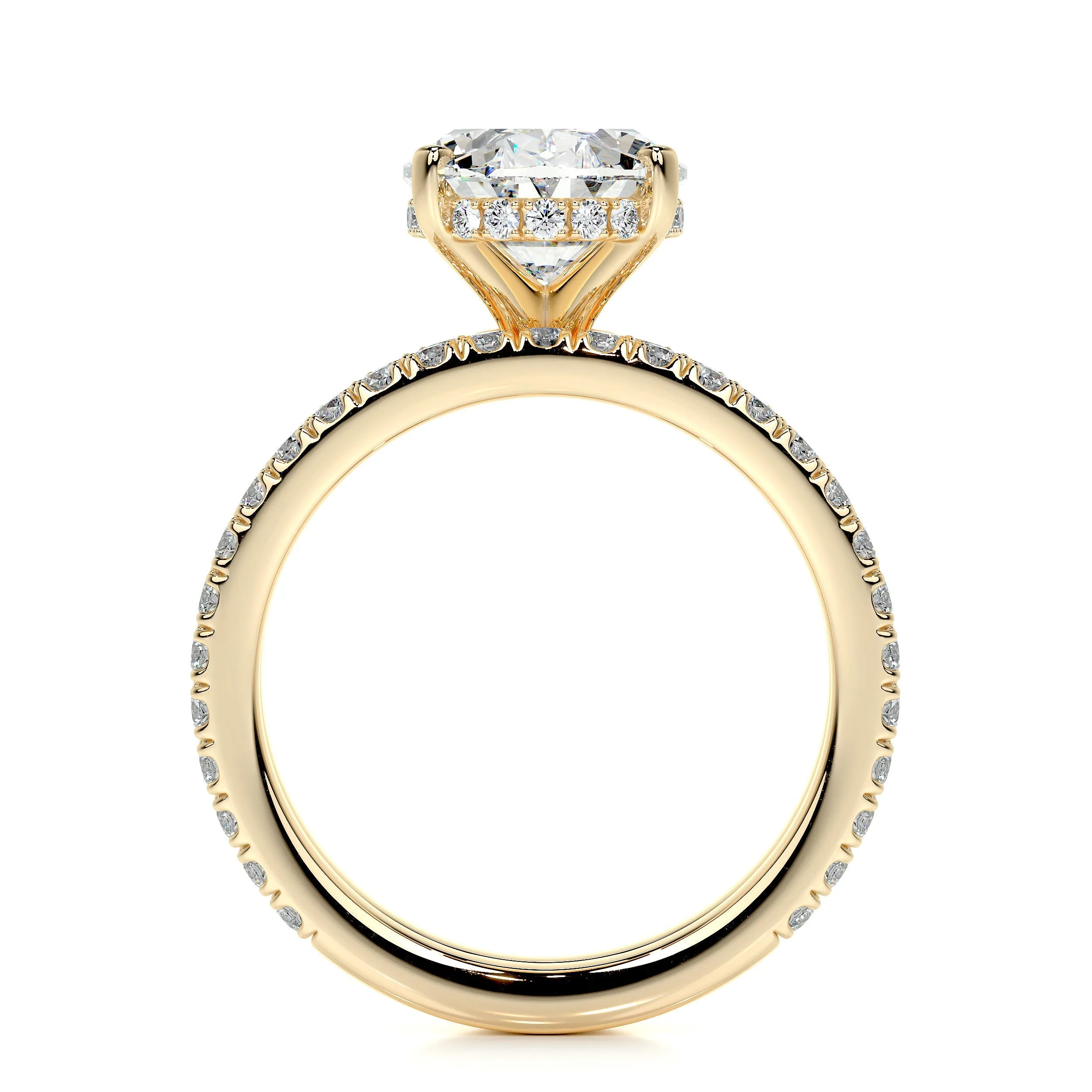 Lucy Lab Grown Diamond Bridal Set - 18K Yellow Gold