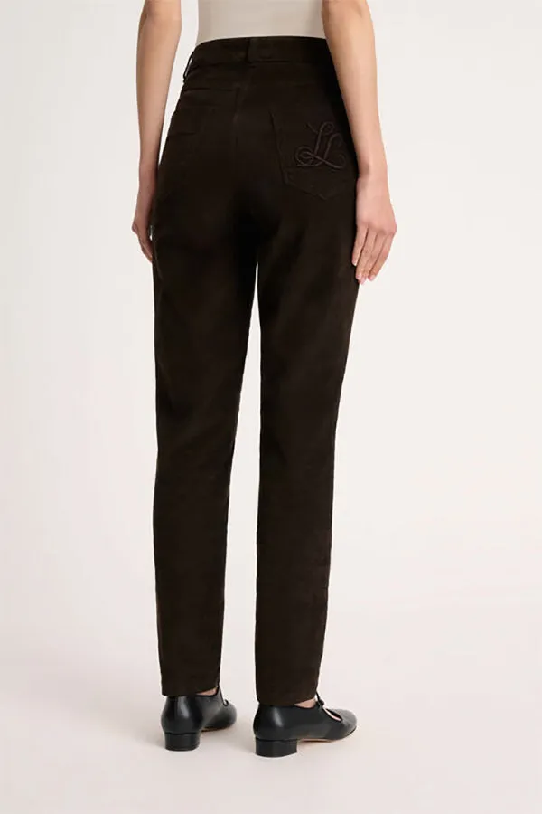 Luisa Spagnoli OGNIORA BROWN CORDUROY TROUSERS