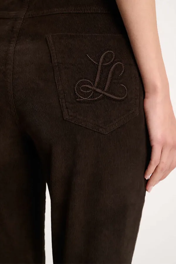 Luisa Spagnoli OGNIORA BROWN CORDUROY TROUSERS