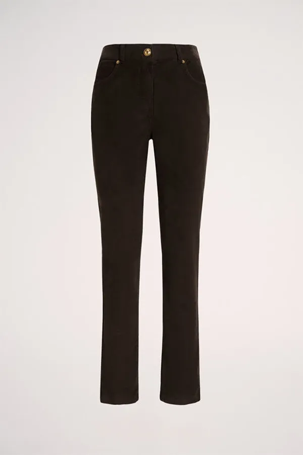 Luisa Spagnoli OGNIORA BROWN CORDUROY TROUSERS