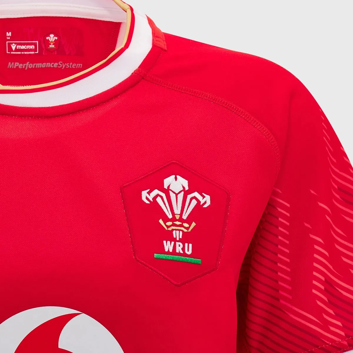 Macron Wales Women's Home Replica Rugby Shirt 2024/25