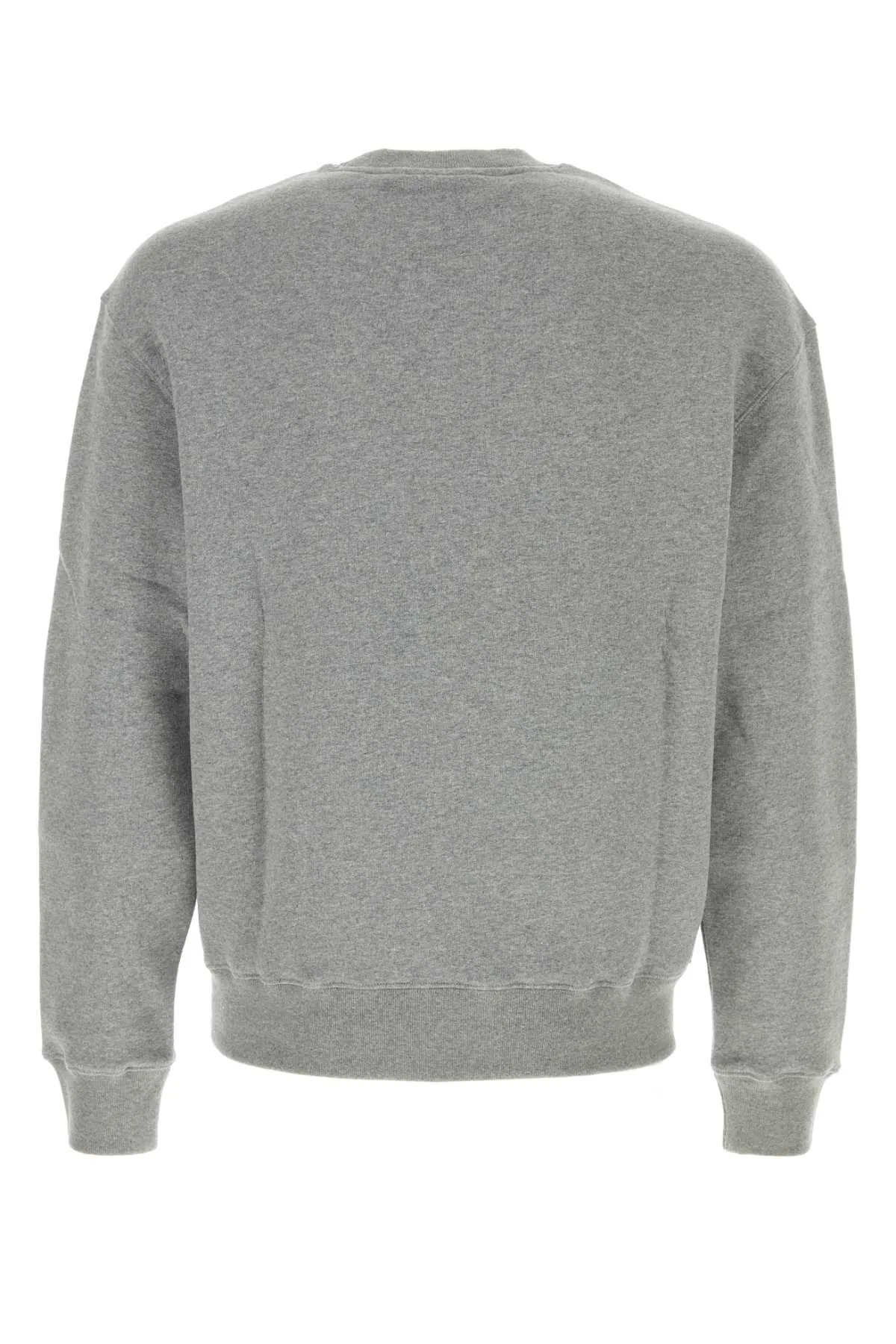 Maison Kitsune Melange Grey Cotton Sweatshirt