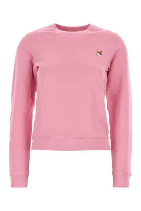 Maison Kitsune Pink Cotton Sweatshirt