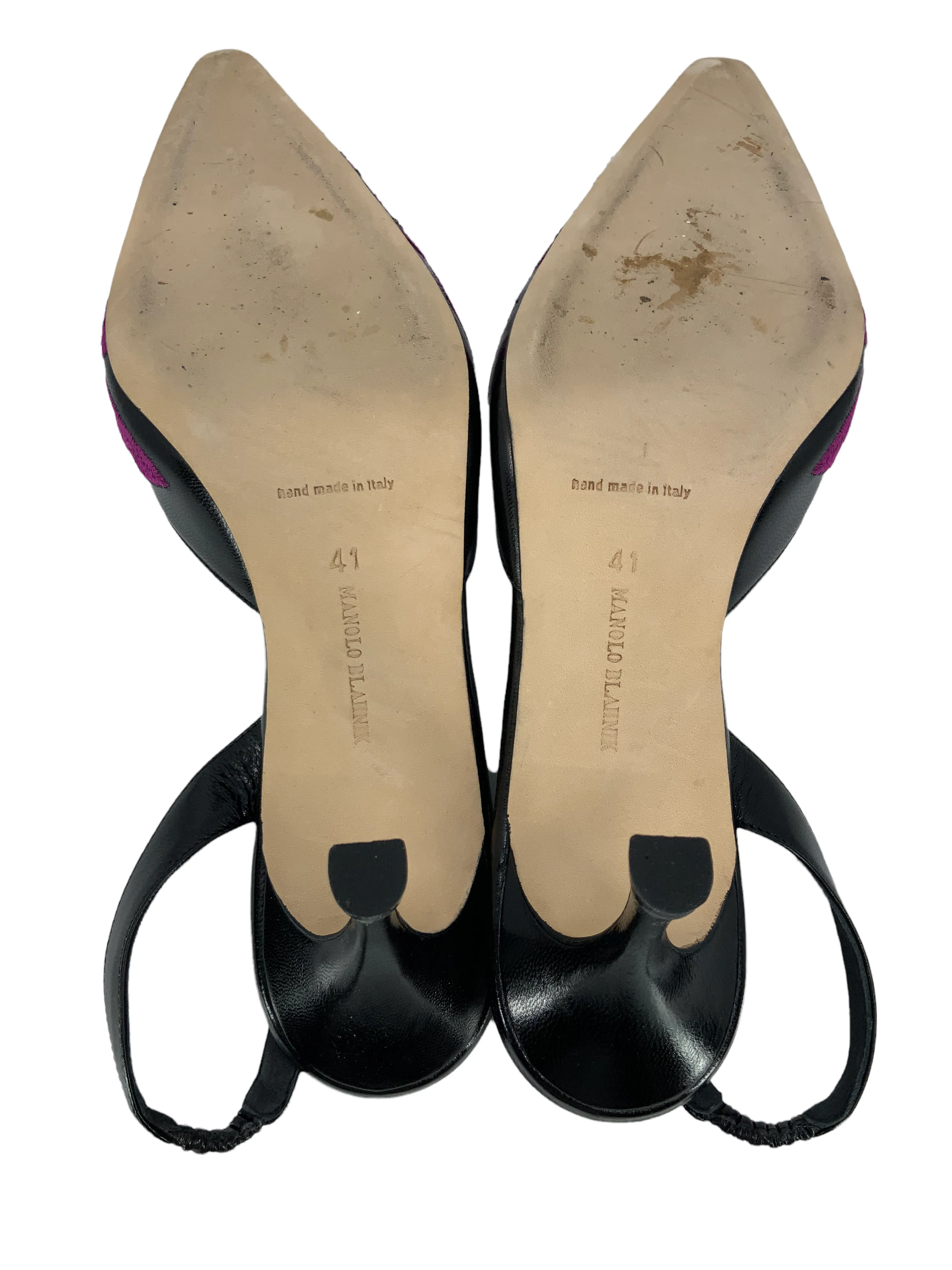 Manolo Blahnik Embroidered Pumps Size 11