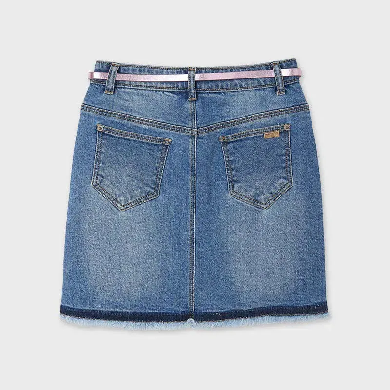 Medium Size Teen Girl Denim Skirt