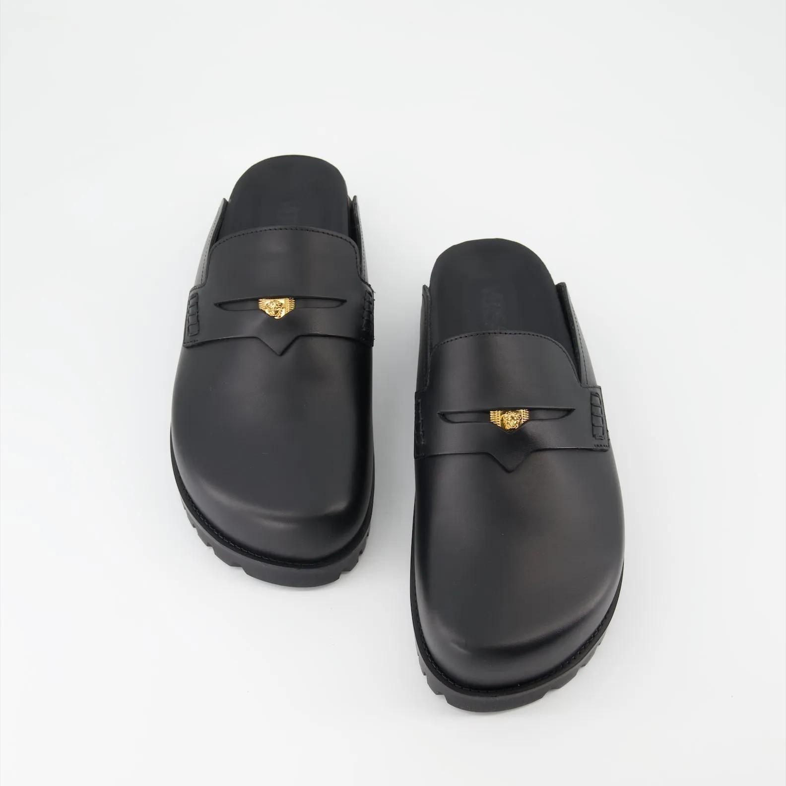 Medusa Black Mules