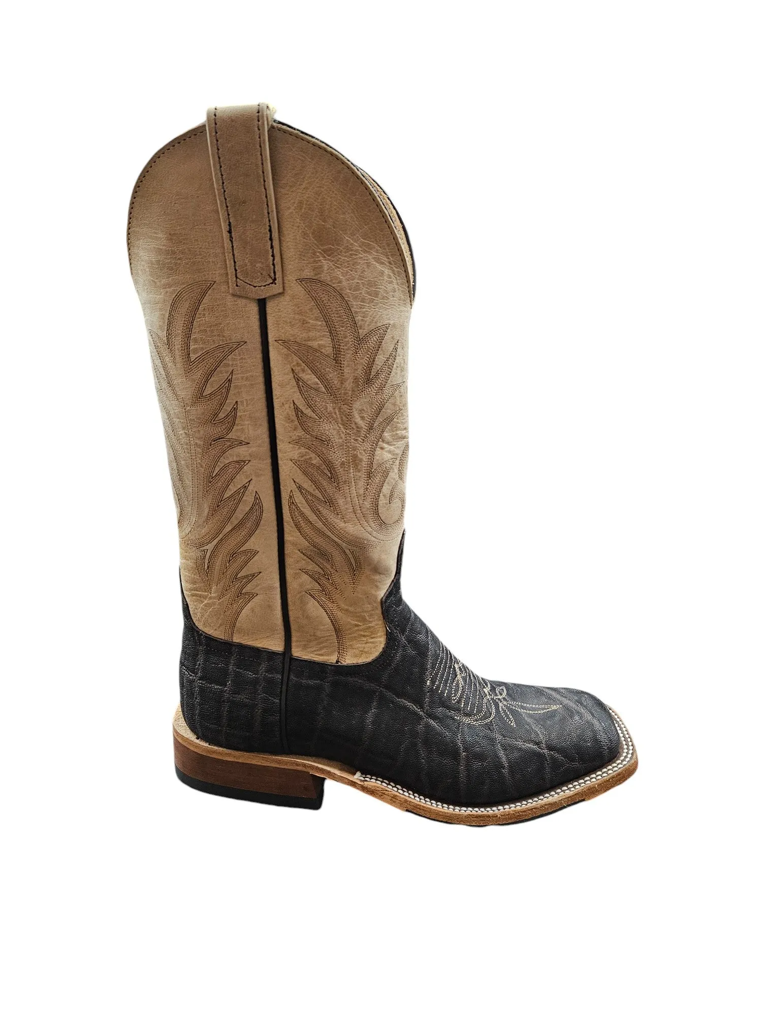 MEN'S ANDERSON BEAN EXCLUSIVE CHOCOLATE ELEPHANT WESTERN BOOTS 340753