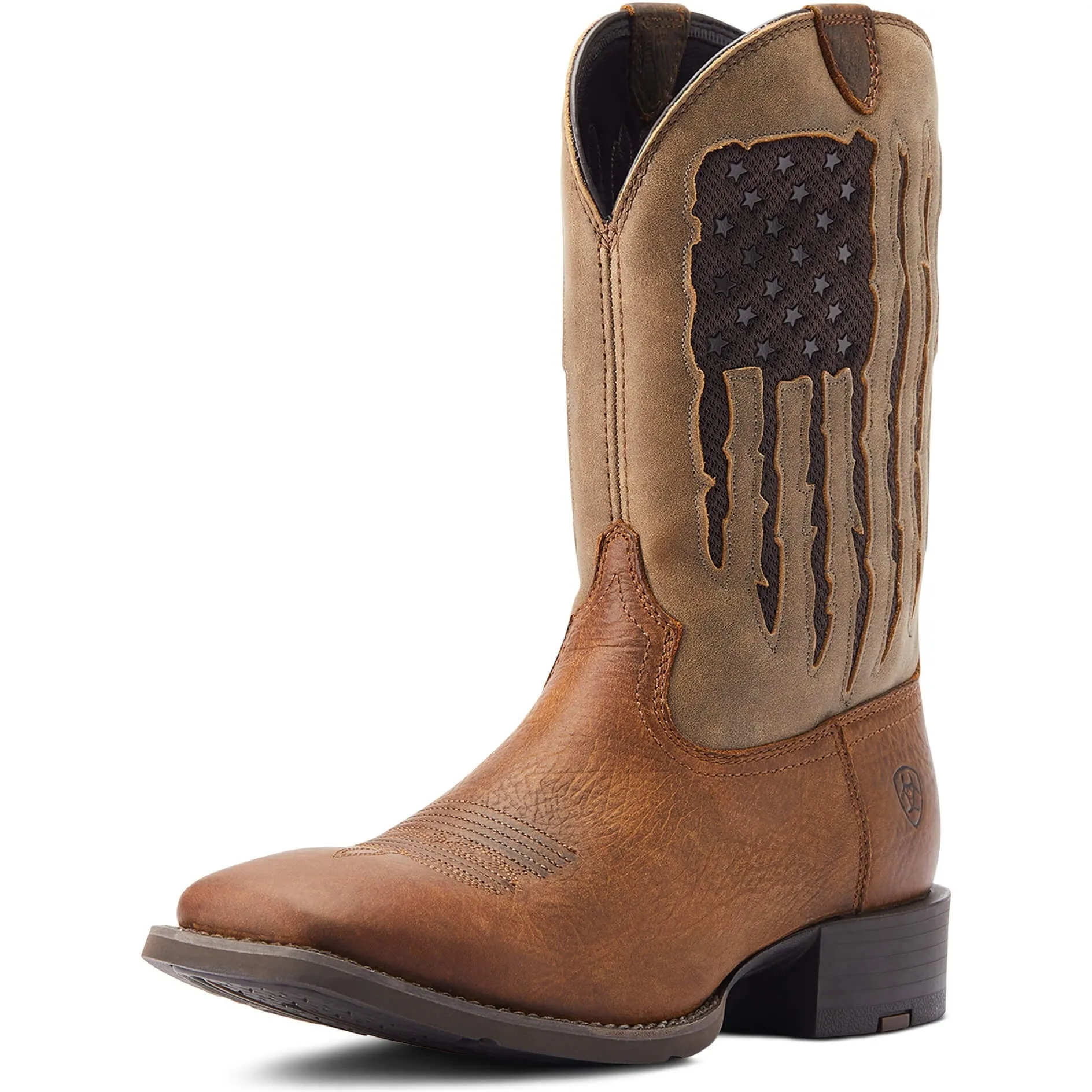 Men's Brown Ariat Sport My Country VentTEK Western Boot