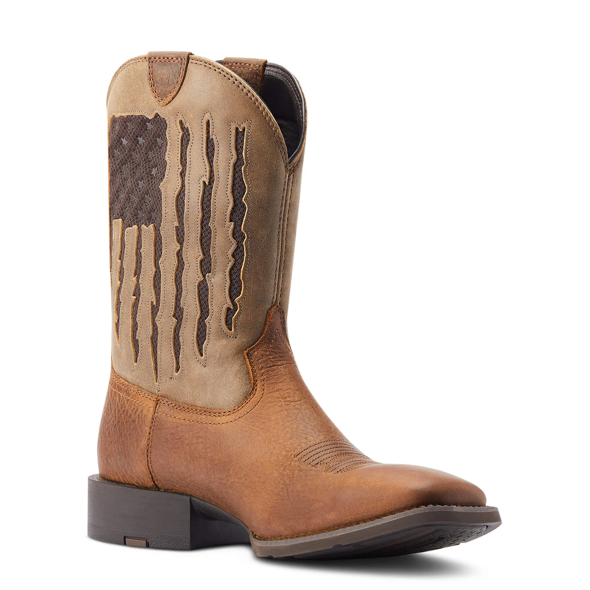 Men's Brown Ariat Sport My Country VentTEK Western Boot