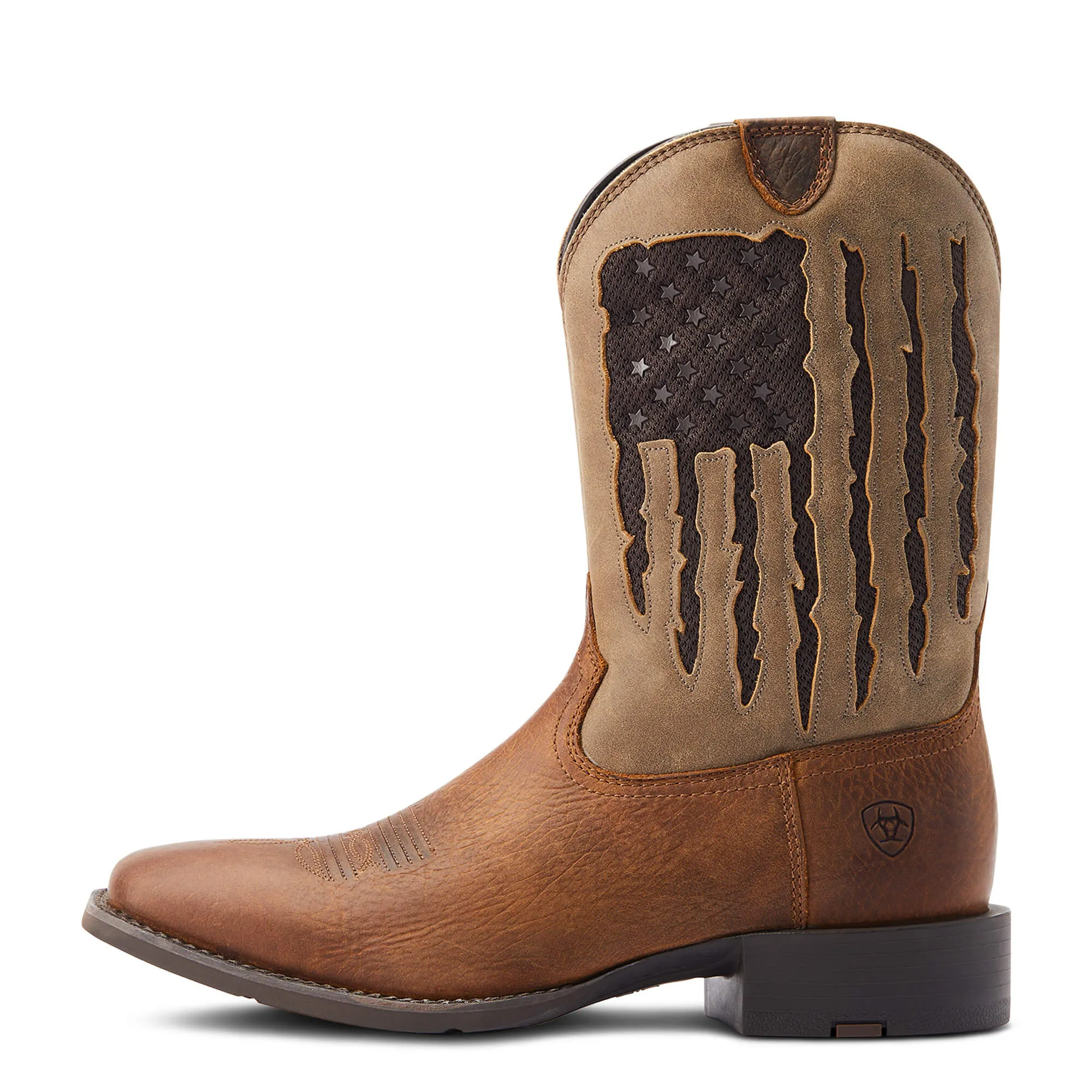 Men's Brown Ariat Sport My Country VentTEK Western Boot