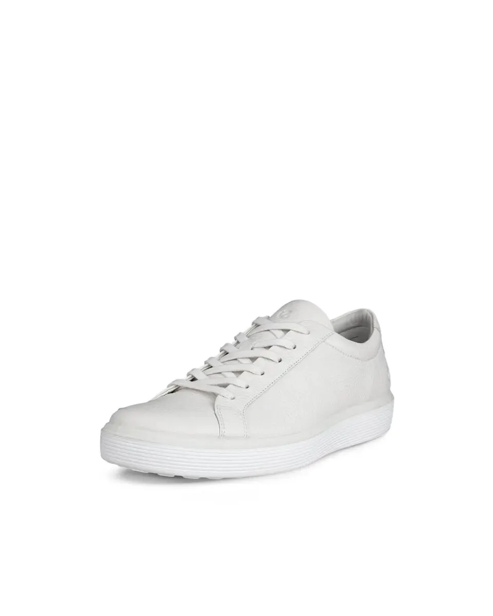  Men's Soft 60 Lace up Sneaker in White  