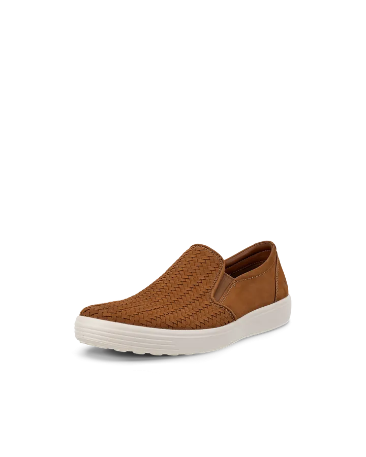  Men's Soft 7 Woven Slip on in Camel  