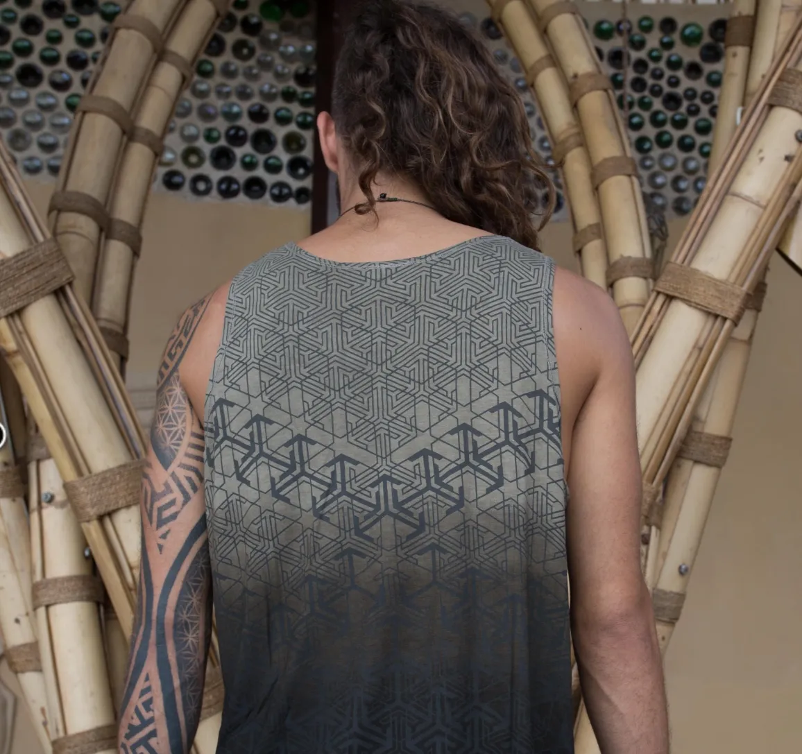 Men's tank Geomorph print