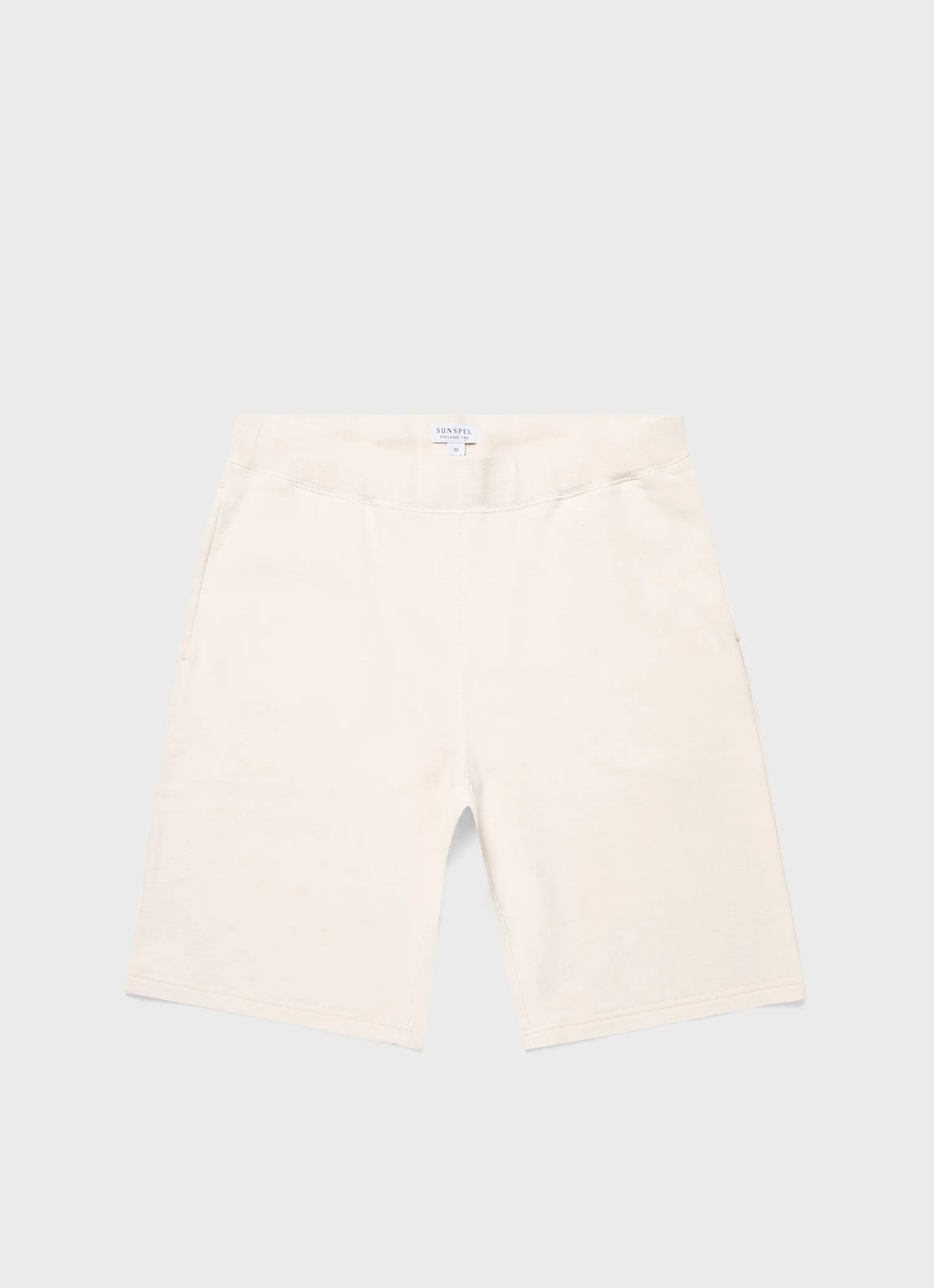 Unbleached Men's Loopback Shorts in Natural Color