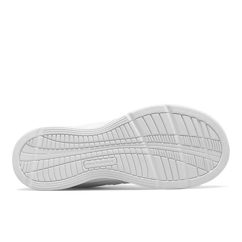  Men's Walking 577 Hook and Loop Walking Shoe in White  