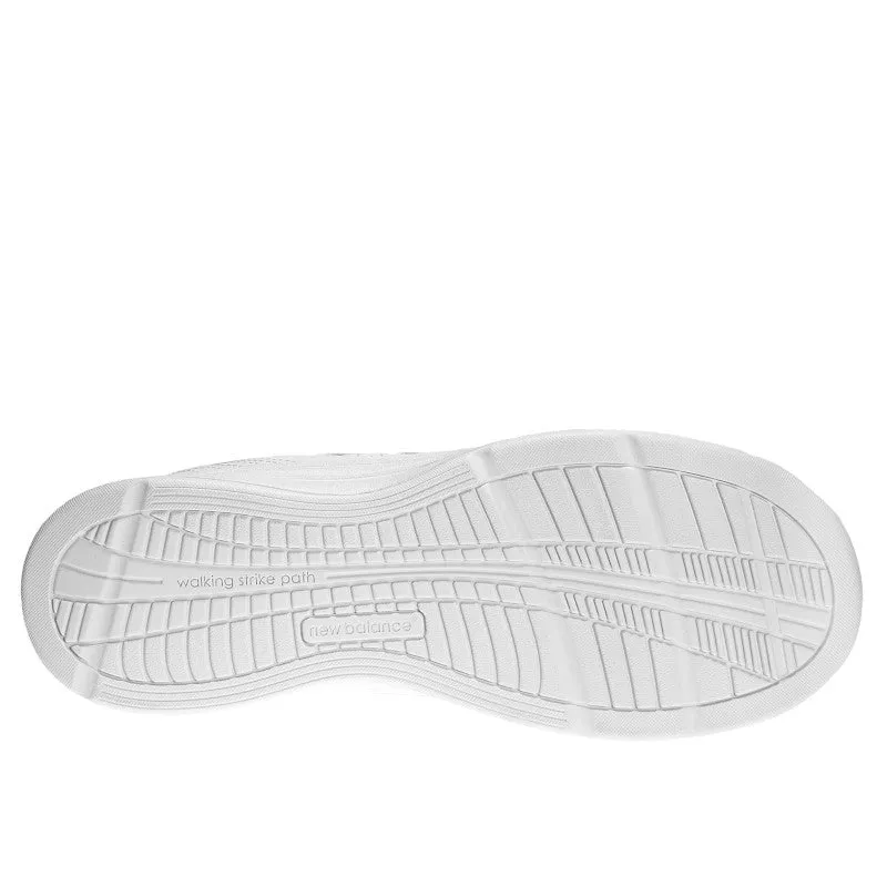  Men's Walking 577 Hook and Loop Walking Shoe in White  