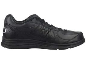  Men's Walking 577 Lace Up Walking Shoe in Black  