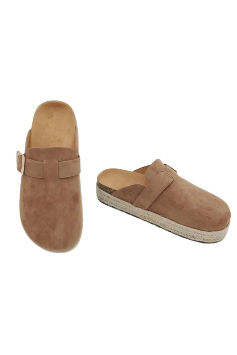 Lazy Bear Khaki Mercado Mules