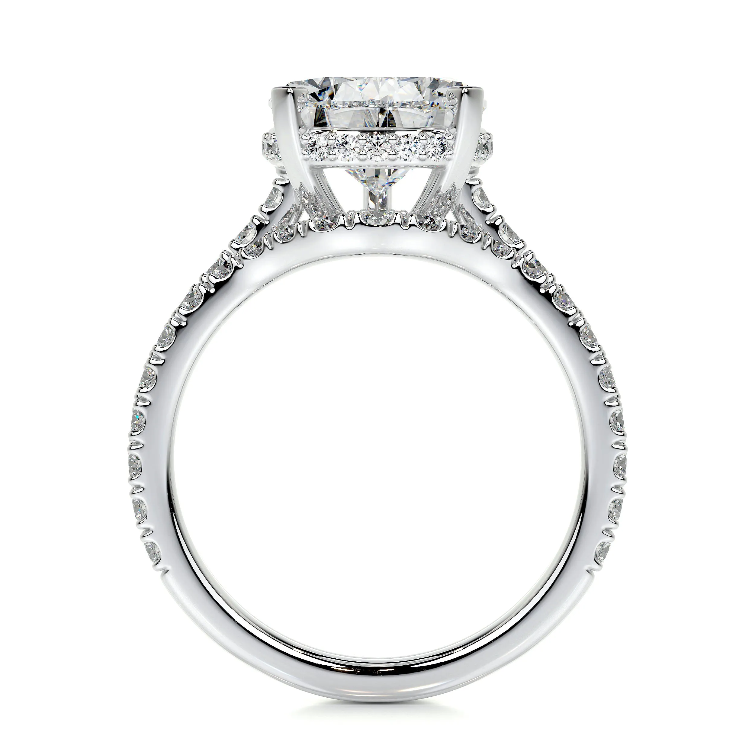 Mia Diamond Bridal Set - Lab Grown, 18K White Gold