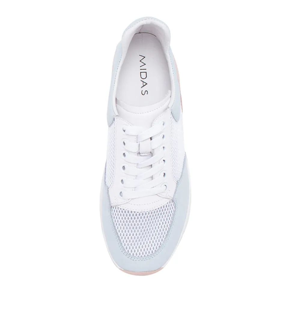 MIDAS Jeffree White Multi Sneakers