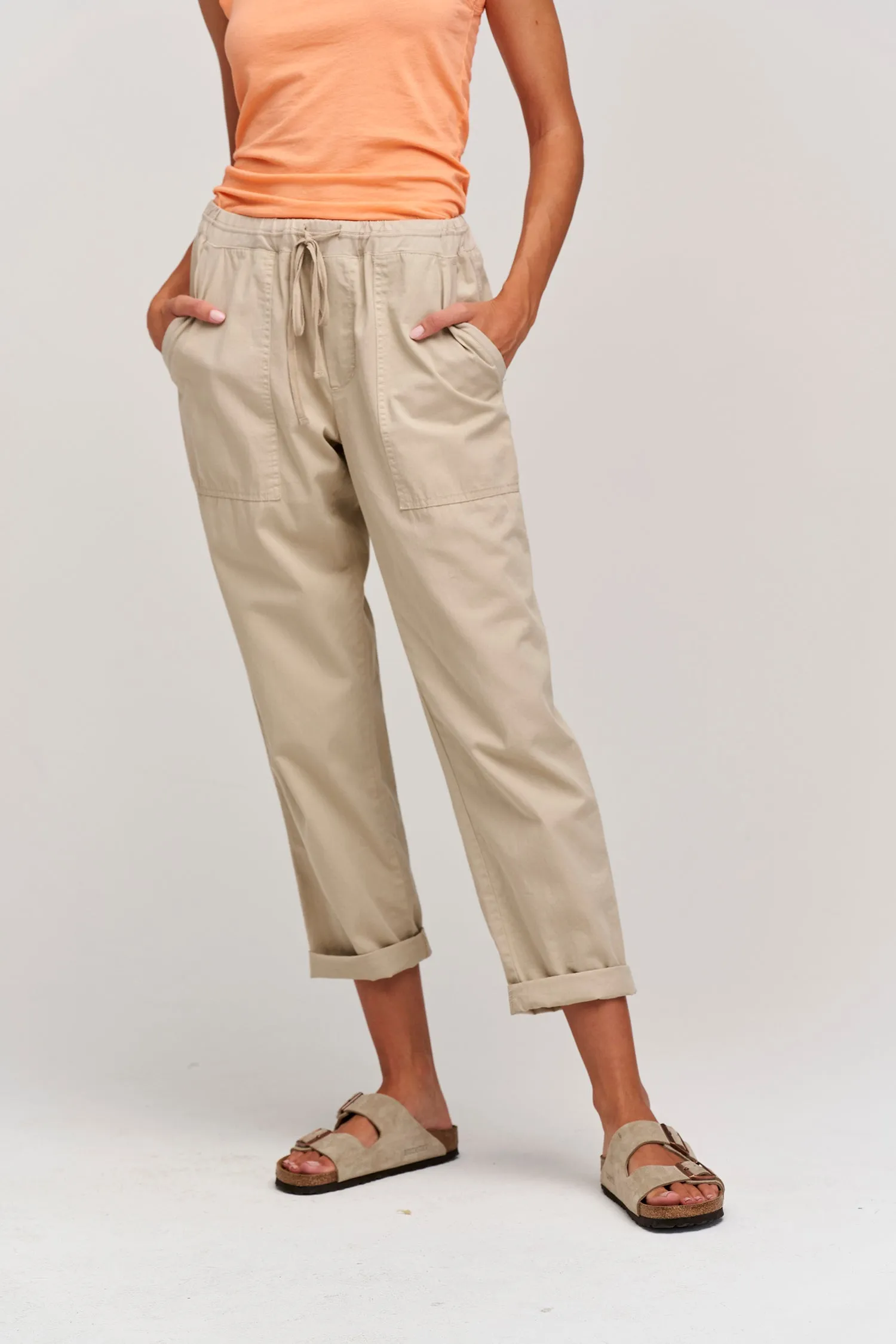 MISTY TROUSERS COTTWILL IN OATMEAL