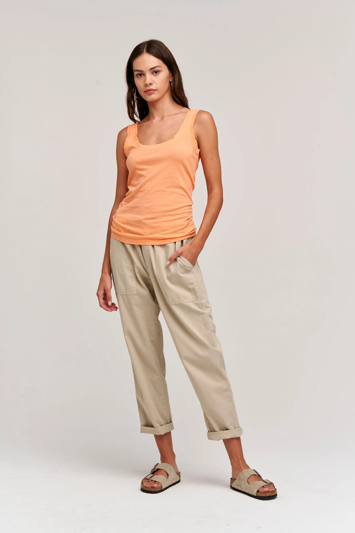 MISTY TROUSERS COTTWILL IN OATMEAL