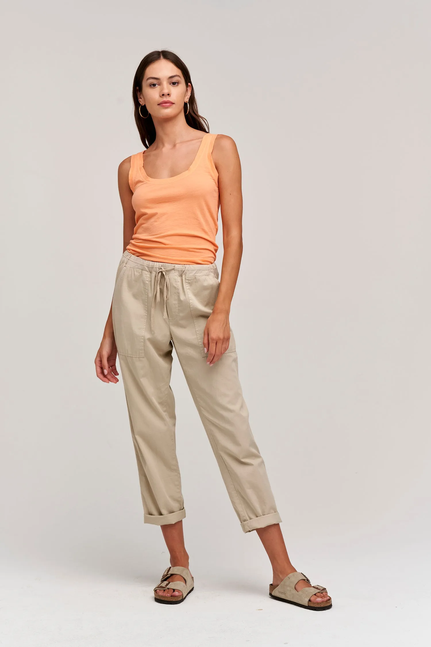 MISTY TROUSERS COTTWILL IN OATMEAL