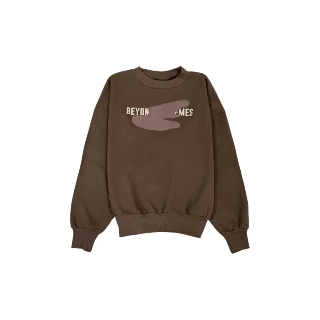 Mocha Spot Sweatshirt for All Genders