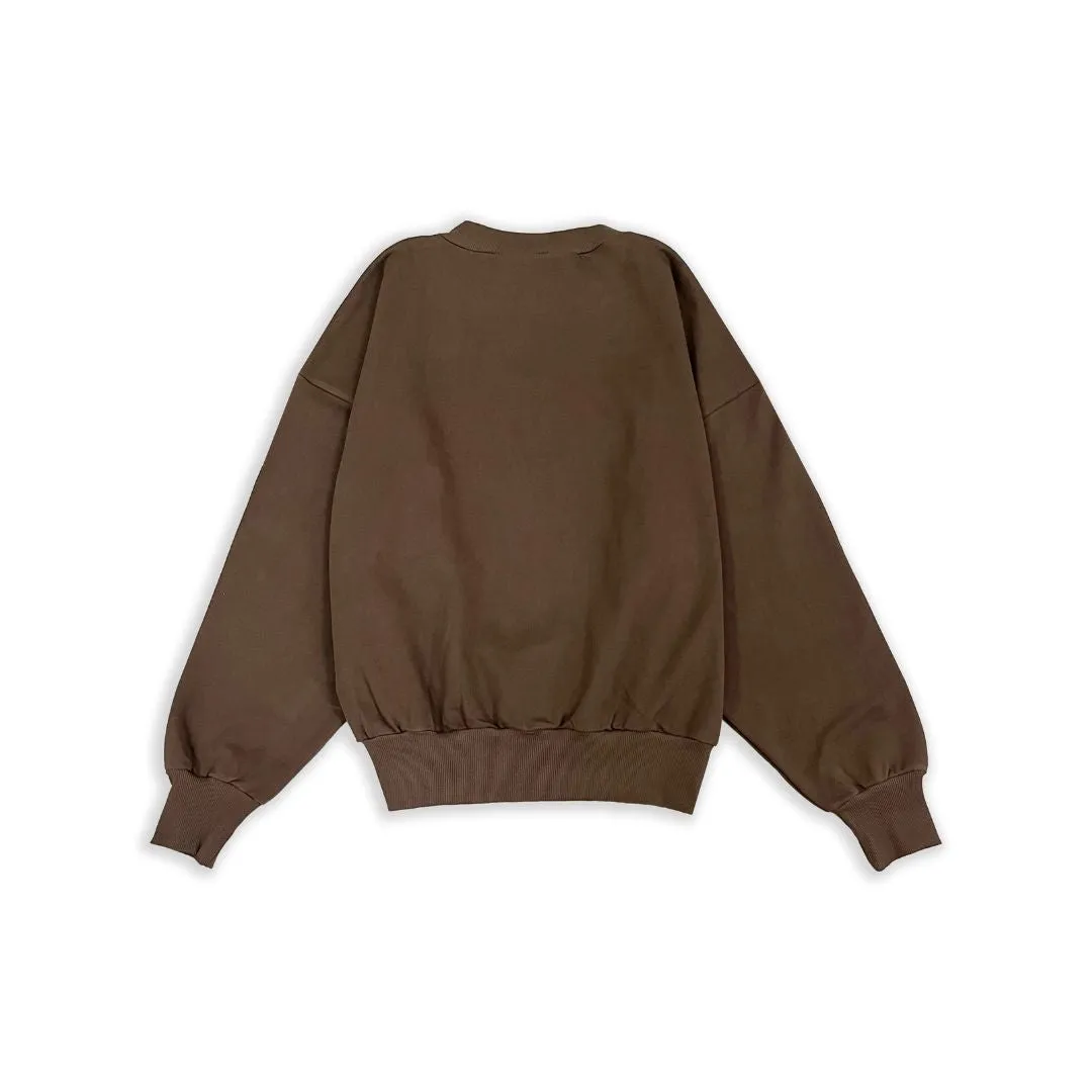 Mocha Spot Sweatshirt for All Genders