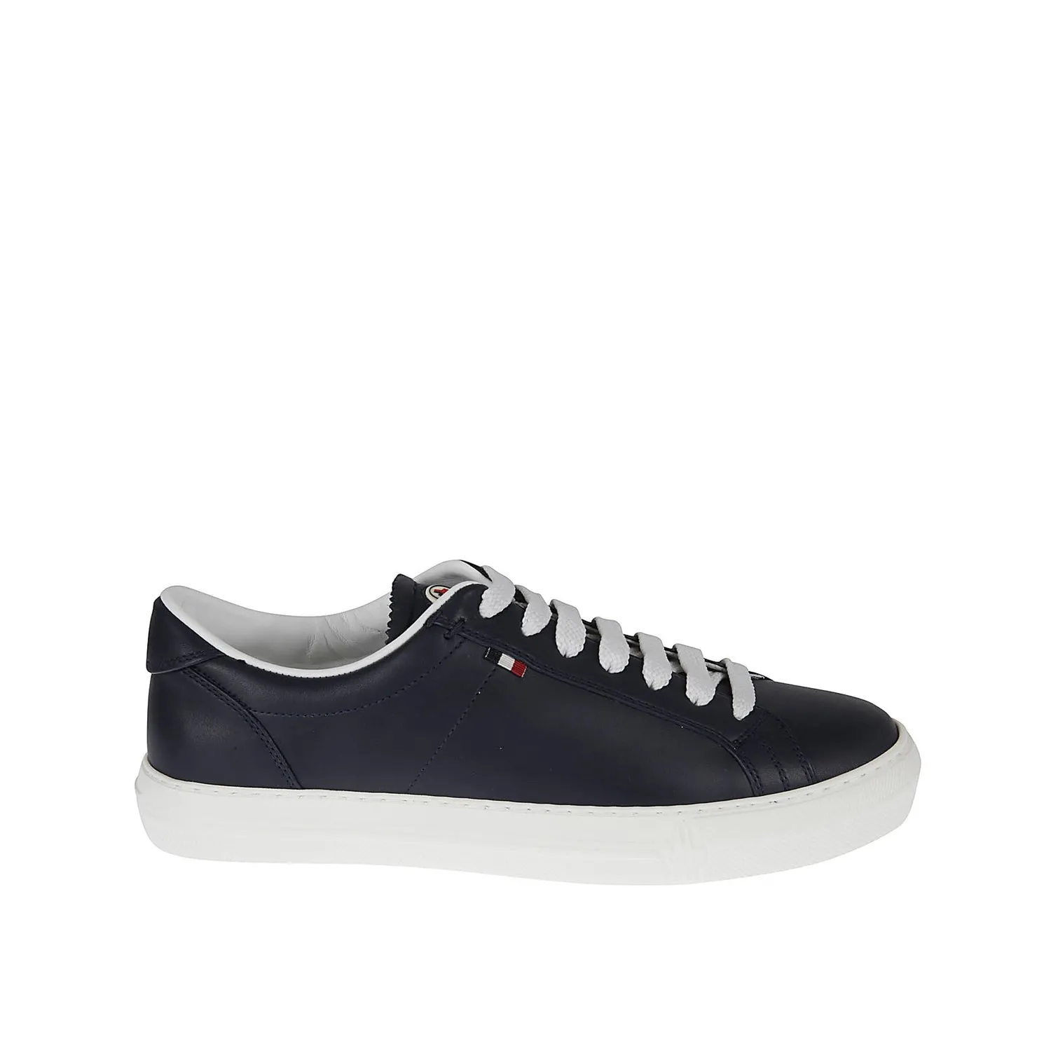 Moncler    Moncler Monaco Leather Sneakers