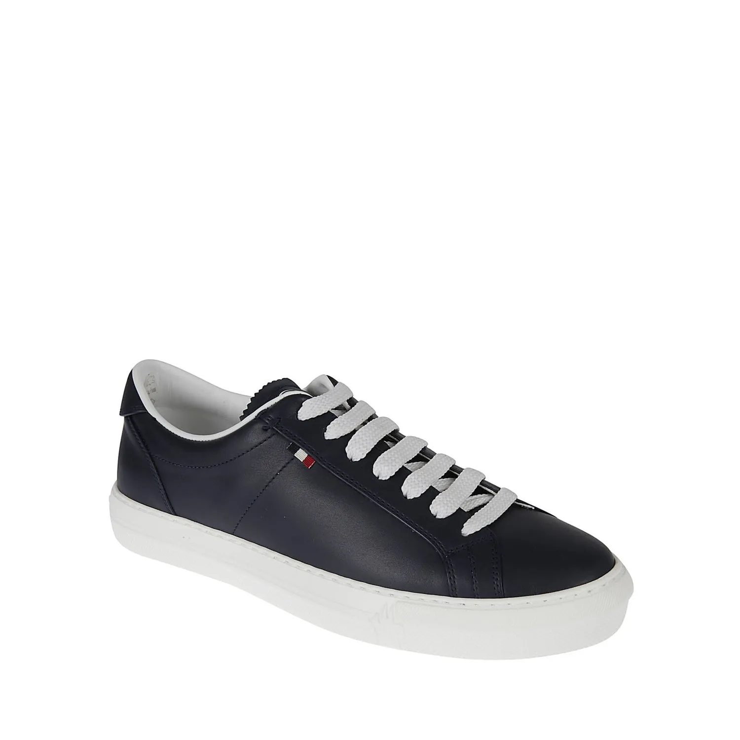 Moncler    Moncler Monaco Leather Sneakers