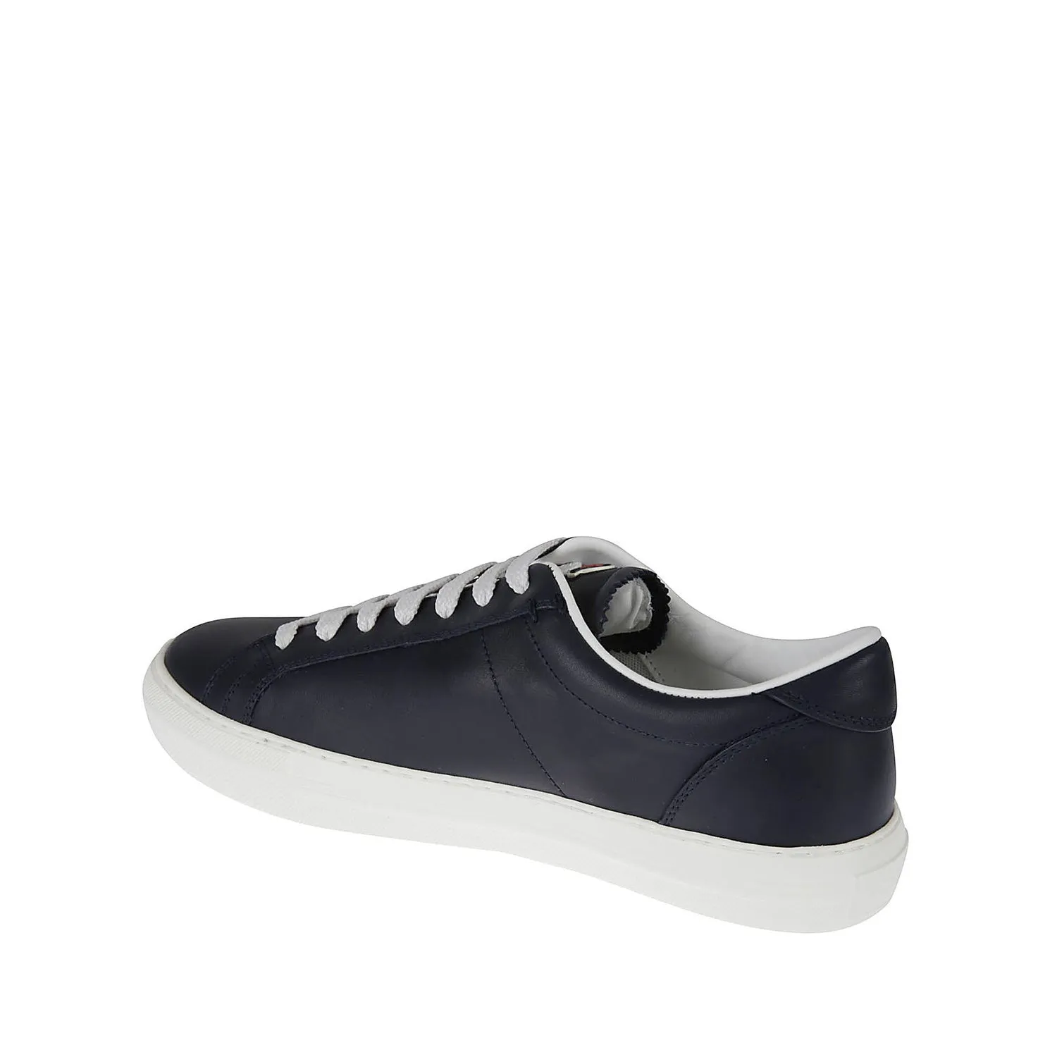 Moncler    Moncler Monaco Leather Sneakers