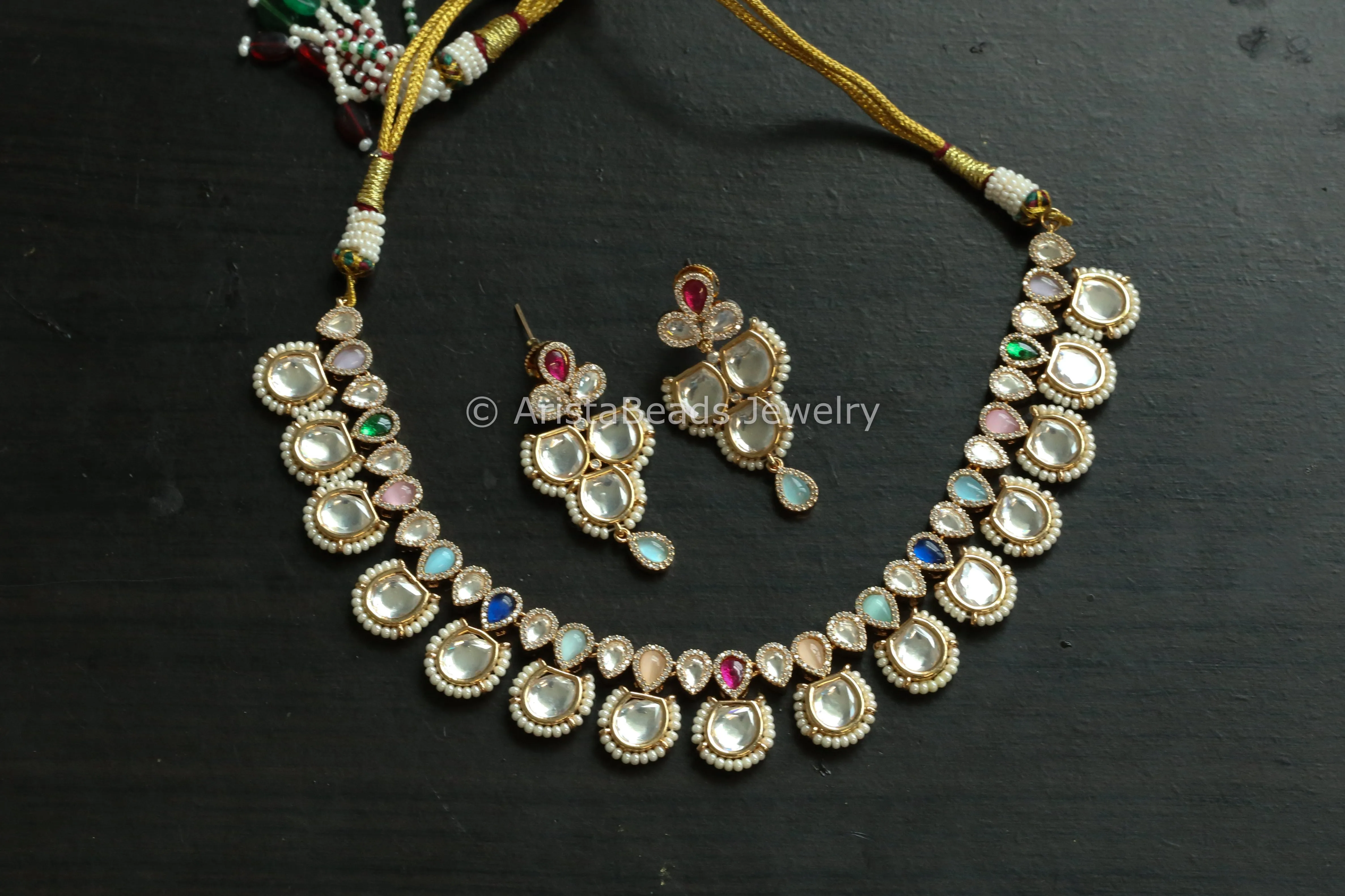 Multicolor Kundan Set