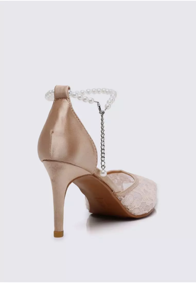 My Ballerine My Ballerine Poppy Comfy Heels In Rose Gold