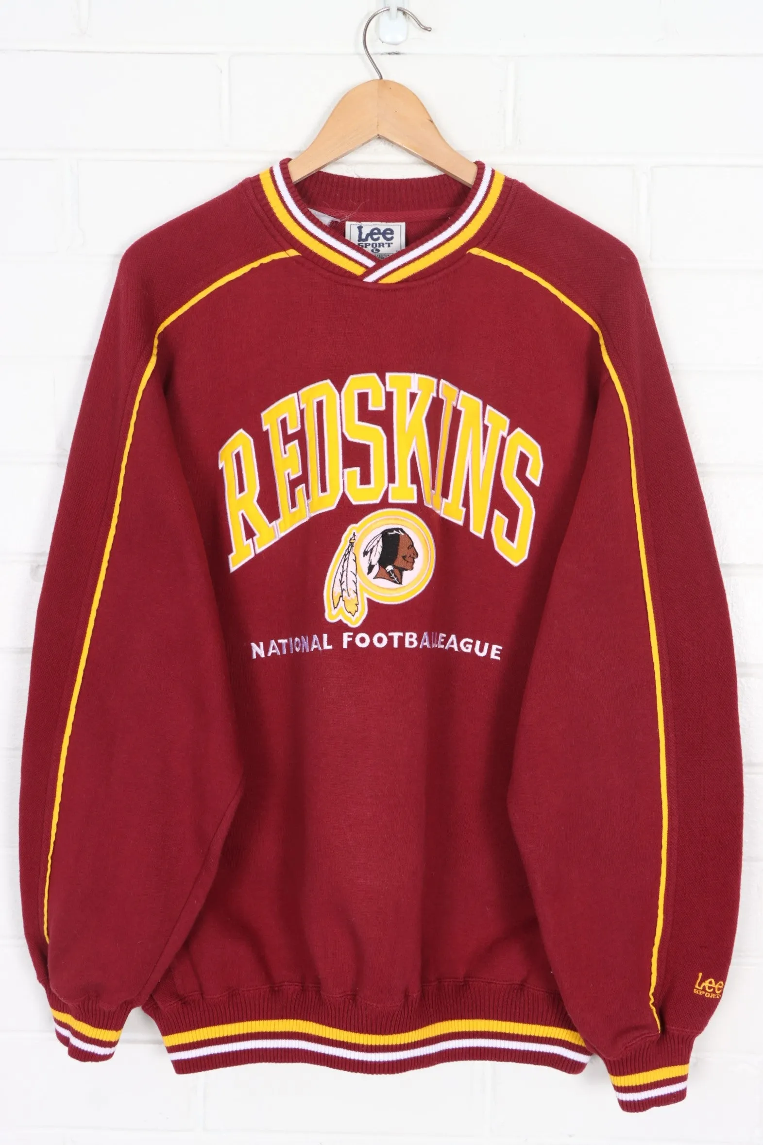 Washington Redskins V-Neck Sweatshirt (L) - NFL Team Apparel