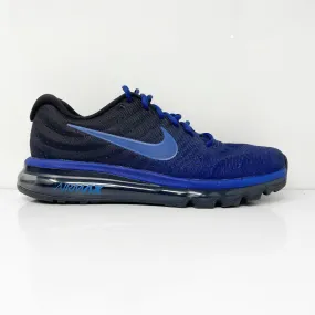 Nike Mens Air Max 2017 849559-401 Blue Running Shoes Sneakers Size 8.5