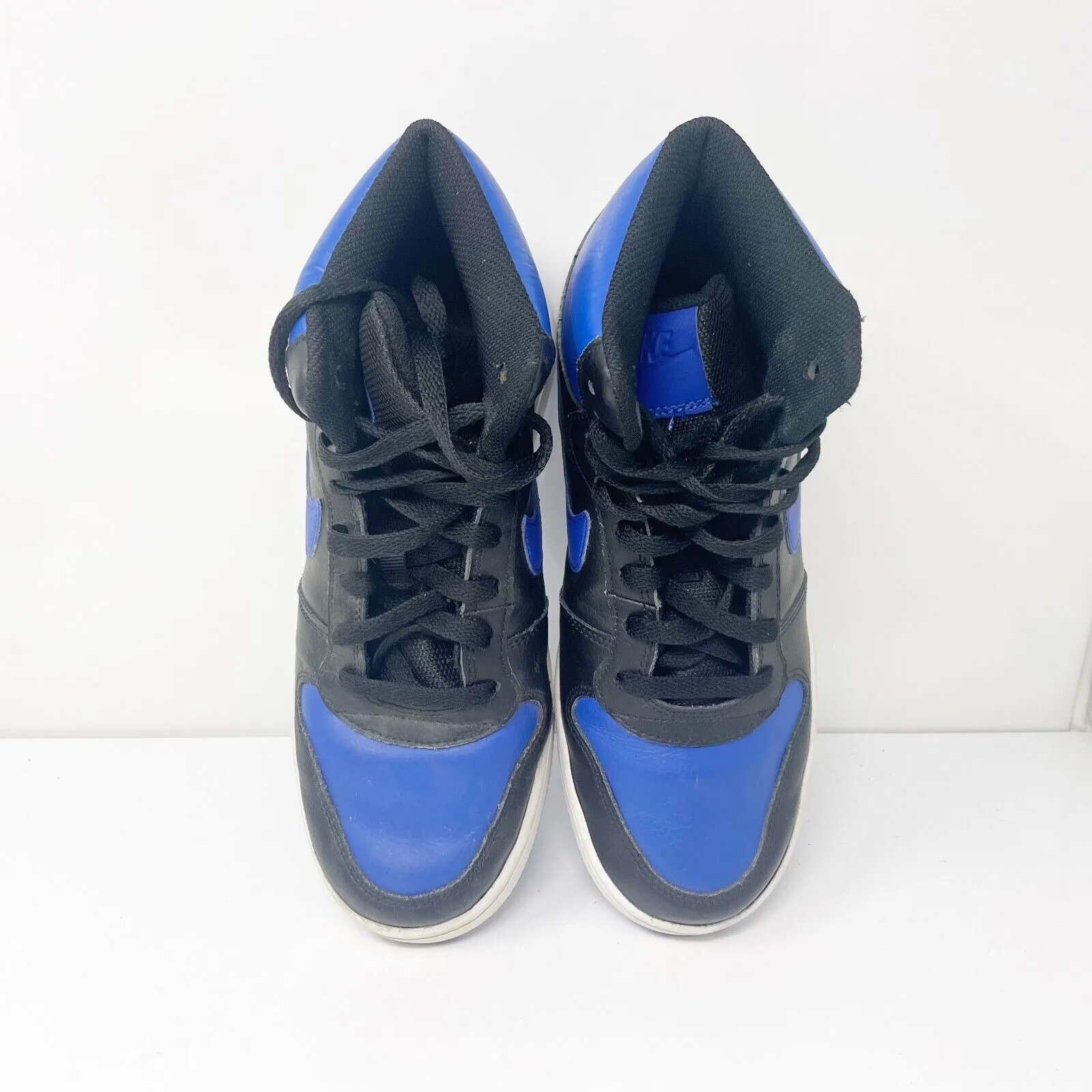 Nike Mens Ebernon Mid AQ1773-001 Blue Basketball Shoes Sneakers Size 8