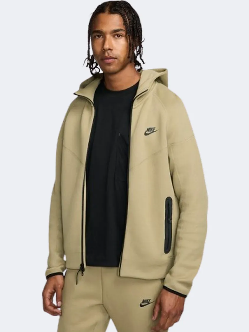 Nike Tech Fleece Windrunner Men Lifestyle Jacket Neutral Olive/Black