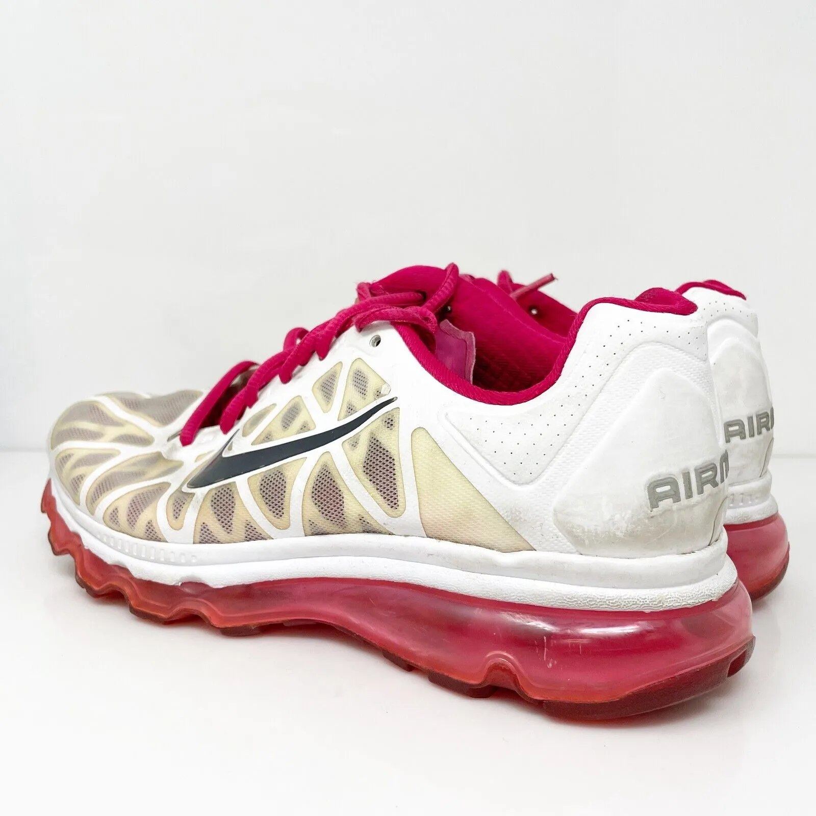 Nike Womens Air Max Plus 2011 429890-160 White Running Shoes Sneakers Size 7